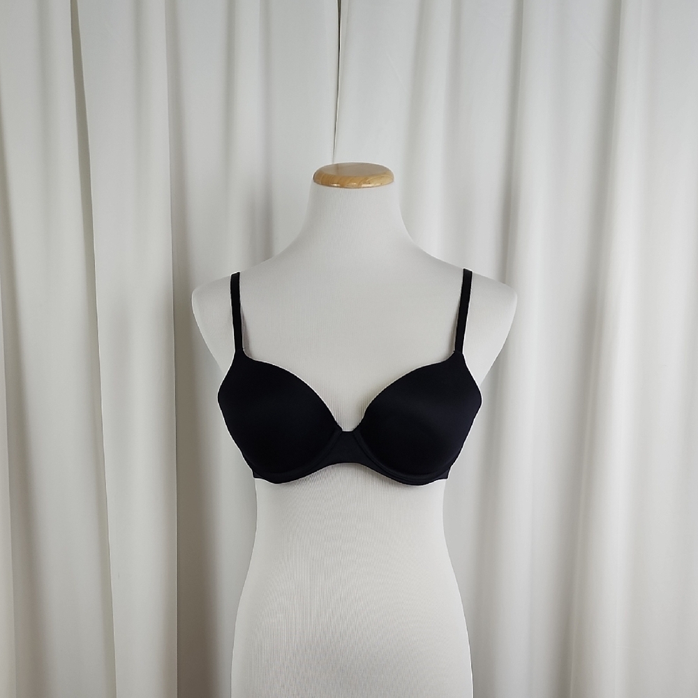 Aerie Sunnie Push Up Bra Black Size 36A